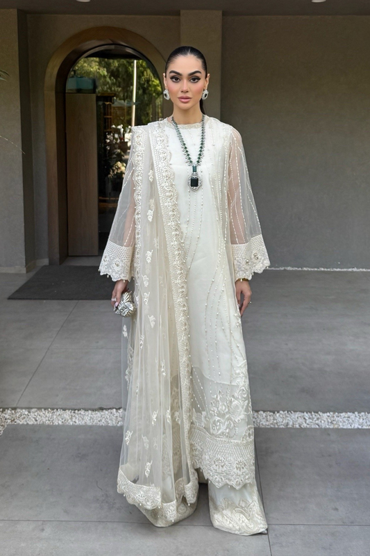 Erum Khan | The Formal Edit | Fit 02 - Formal Dress - available at Maria Faisal in UK and USA.