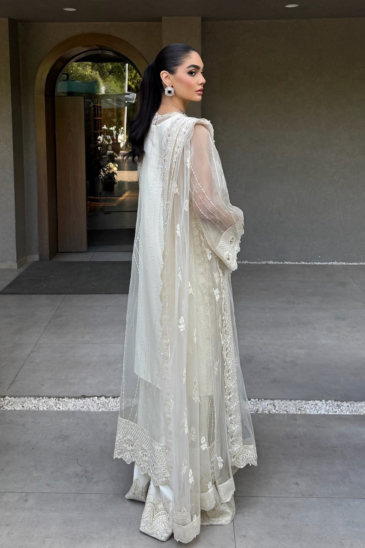 Erum Khan | The Formal Edit | Fit 02 - Formal Dress - available at Maria Faisal in UK and USA.