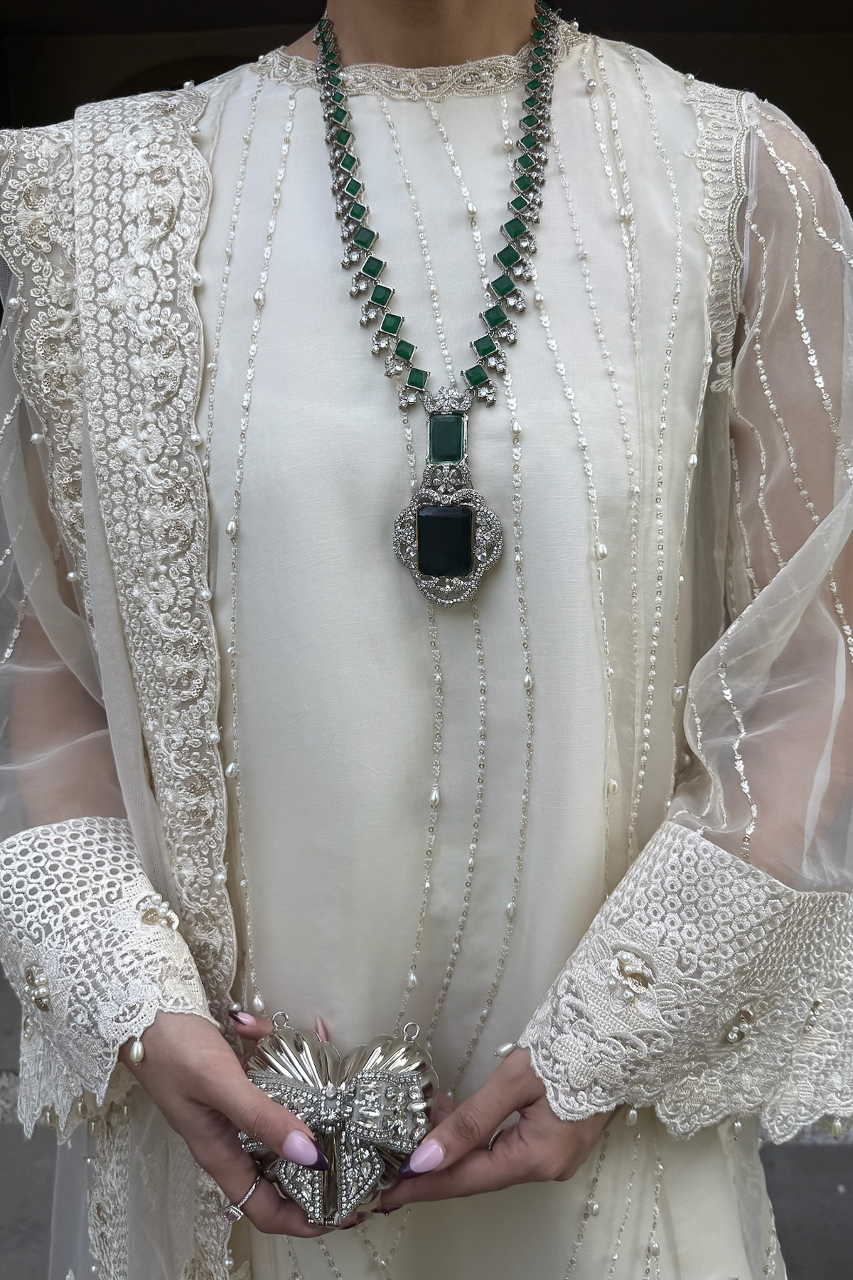 Erum Khan | The Formal Edit | Fit 02 - Formal Dress - available at Maria Faisal in UK and USA.
