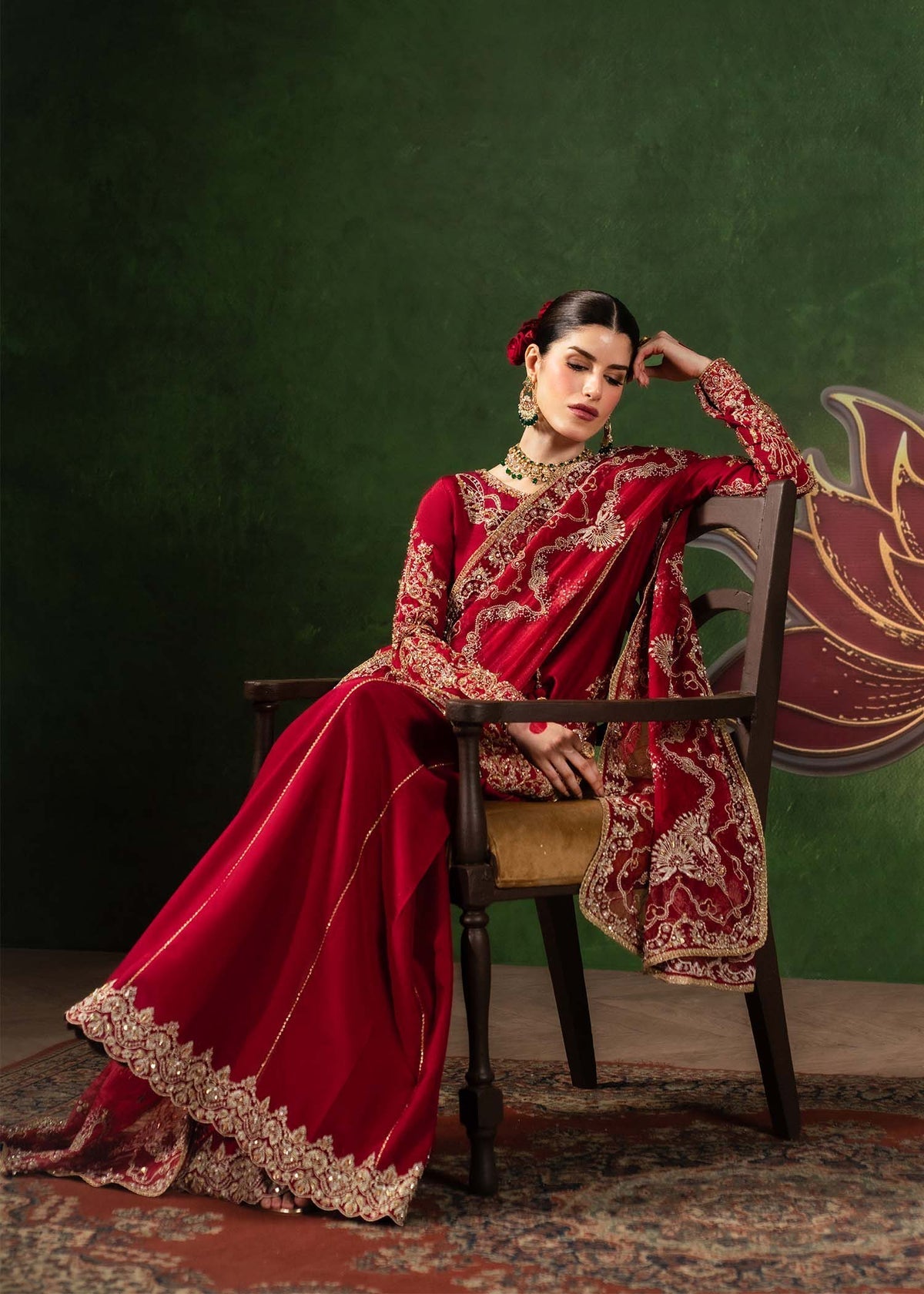 Kanwal Malik | Shehnai Luxury Pret 26 | Nuray - Formal Dress - available at Maria Faisal in UK and USA.