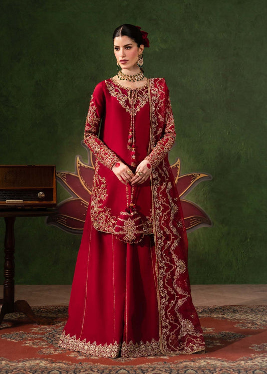 Kanwal Malik | Shehnai Luxury Pret 26 | Nuray - Formal Dress - available at Maria Faisal in UK and USA.