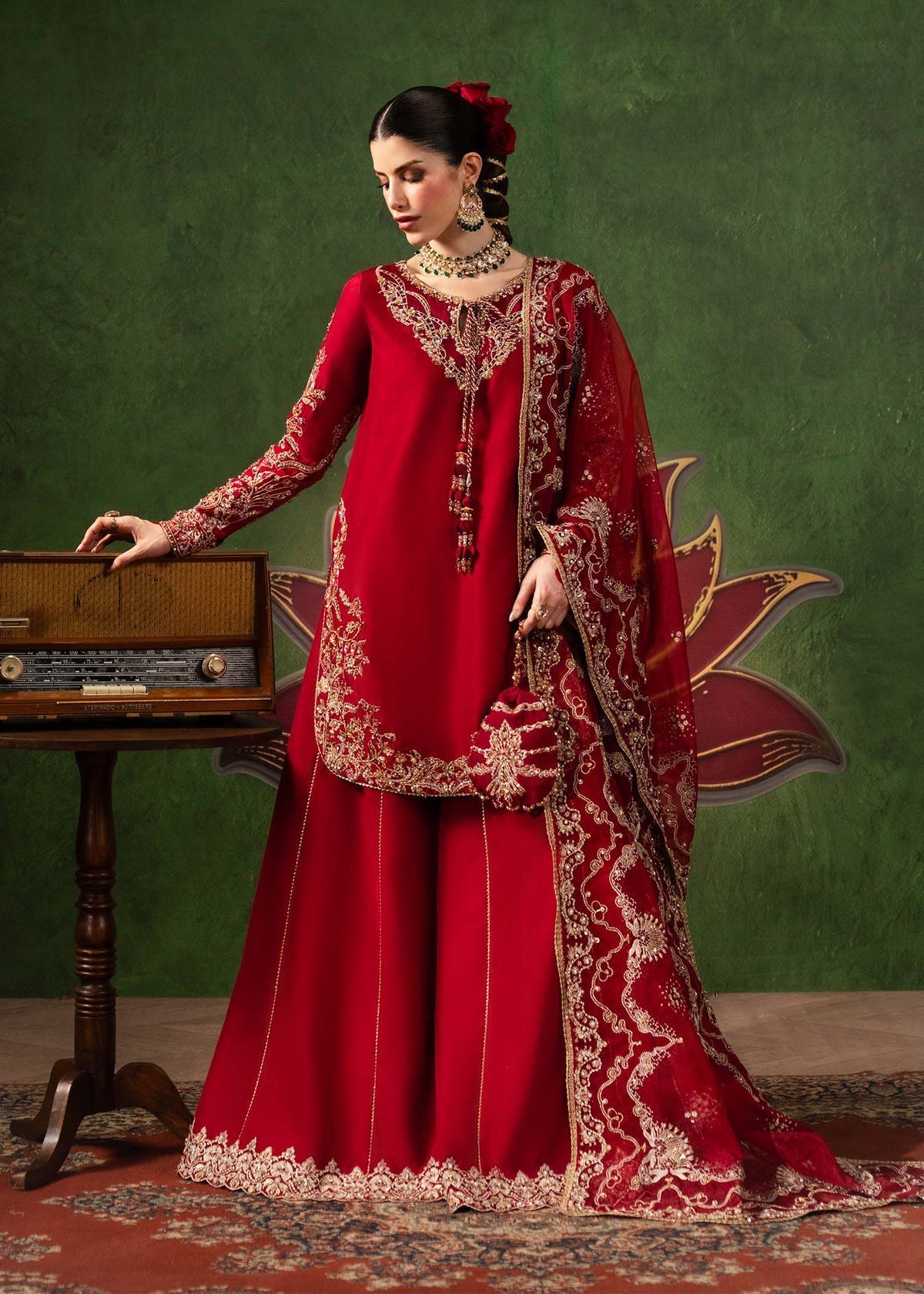 Kanwal Malik | Shehnai Luxury Pret 26 | Nuray - Formal Dress - available at Maria Faisal in UK and USA.