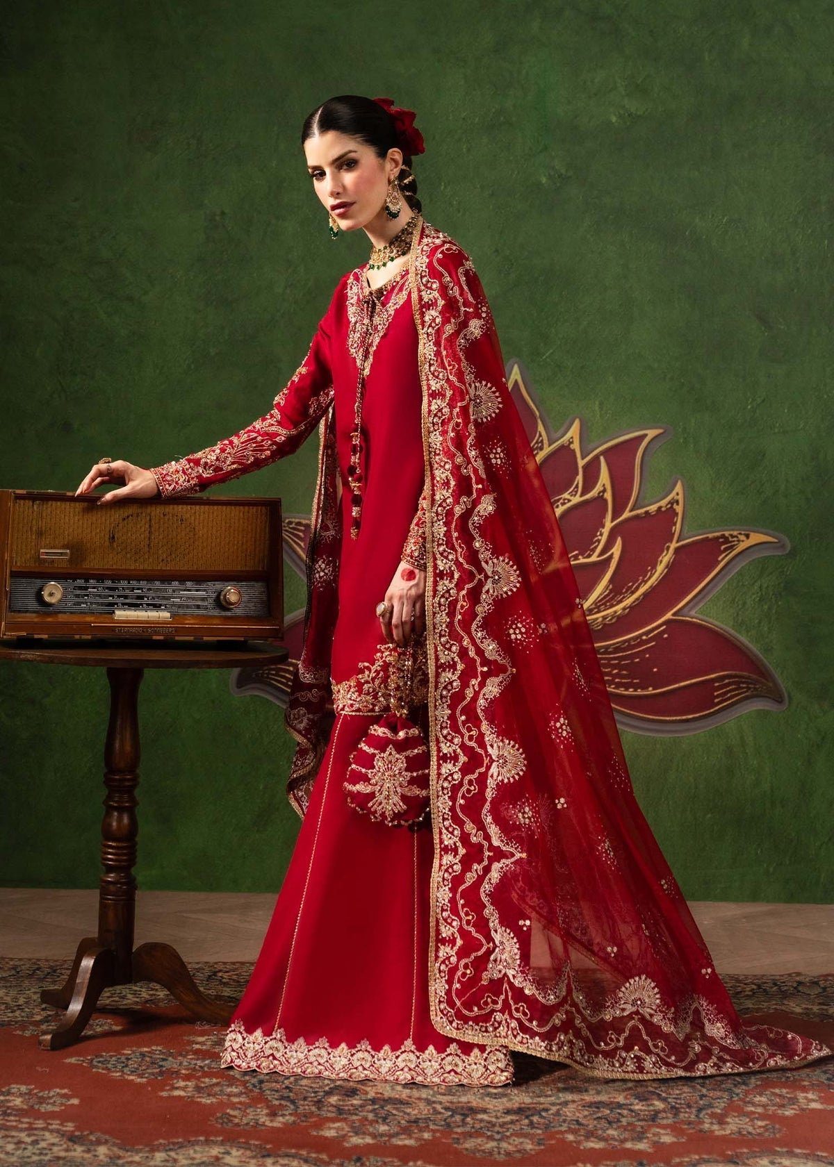 Kanwal Malik | Shehnai Luxury Pret 26 | Nuray - Formal Dress - available at Maria Faisal in UK and USA.