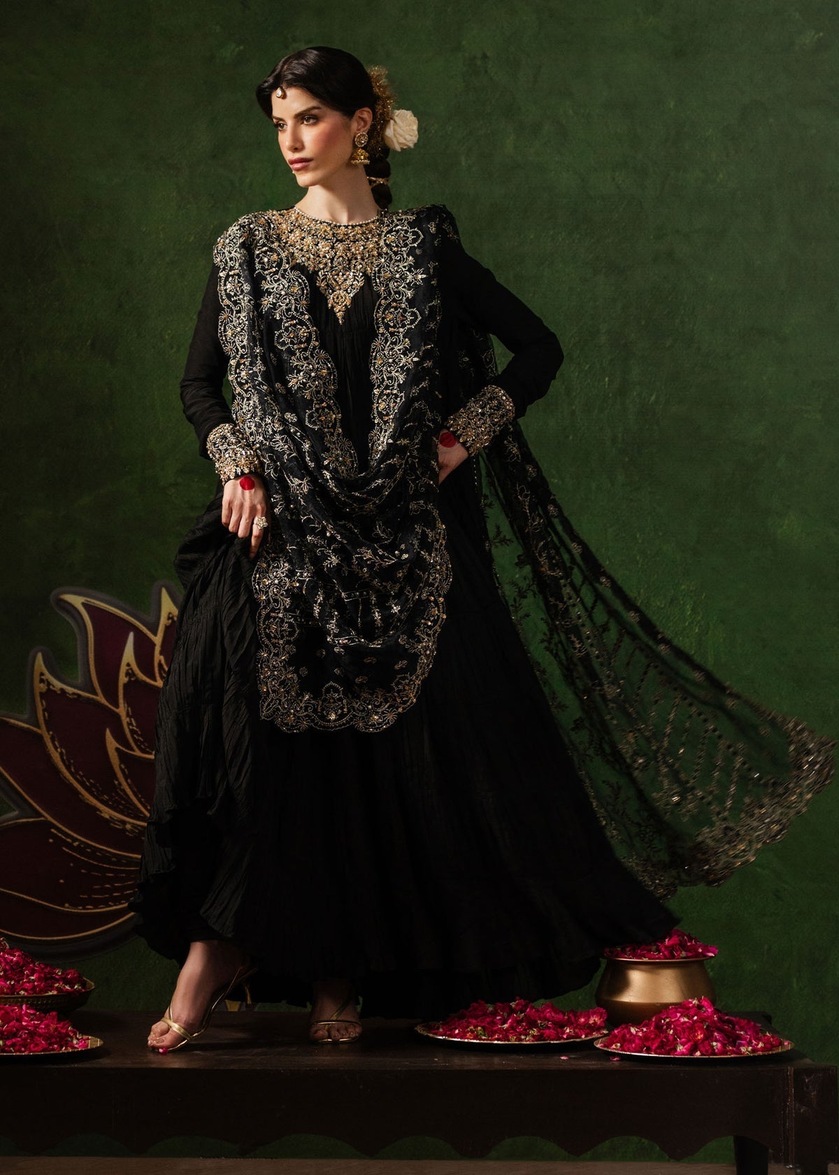 Kanwal Malik | Shehnai Luxury Pret 26 | Layla - Formal Dress - available at Maria Faisal in UK and USA.