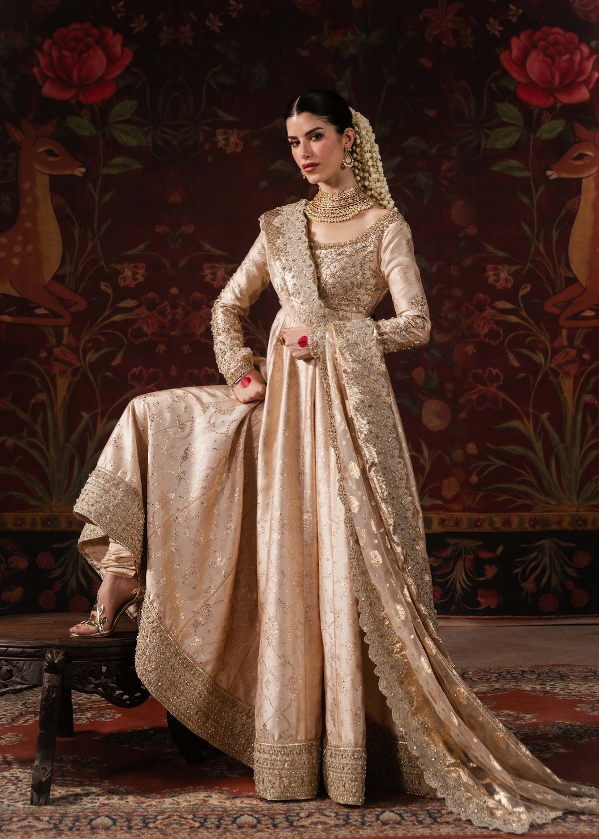 Kanwal Malik | Shehnai Luxury Pret 26 | Marjan - Formal Dress - available at Maria Faisal in UK and USA.