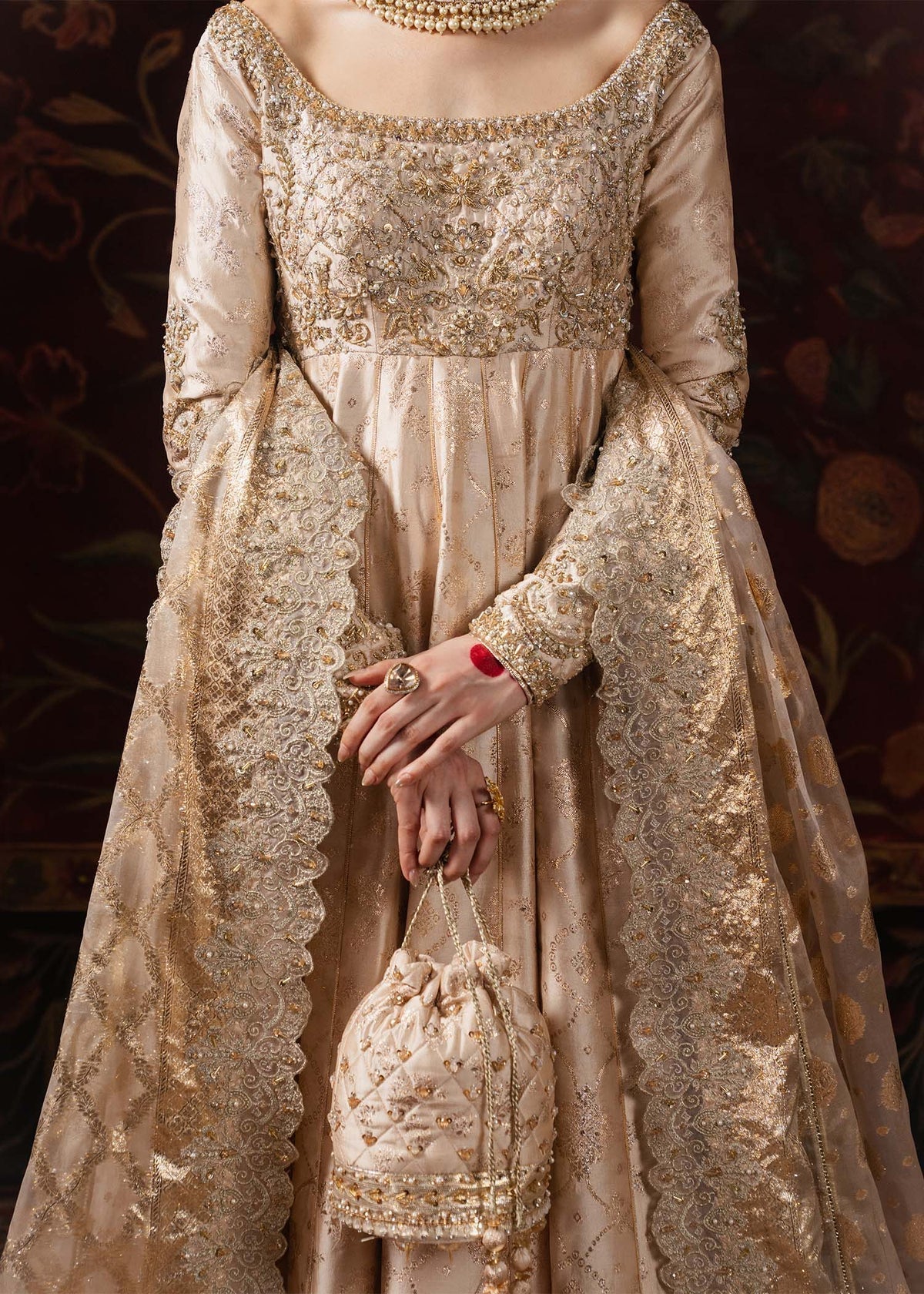 Kanwal Malik | Shehnai Luxury Pret 26 | Marjan - Formal Dress - available at Maria Faisal in UK and USA.