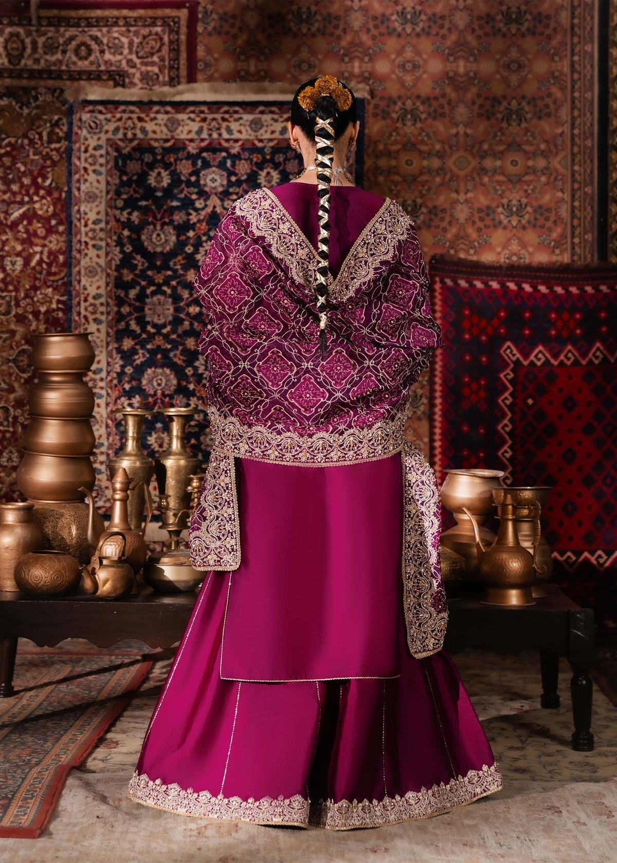 Kanwal Malik | Shehnai Luxury Pret 26 |Nilofer - Formal Dress - available at Maria Faisal in UK and USA.