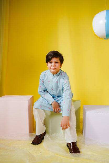 KKB-141 - by Maria Faisal - Registered Vendor of : Kastoor Kids - 100% Original Designer Dress.