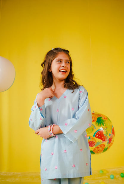 KKG-141 - by Maria Faisal - Registered Vendor of : Kastoor Kids - 100% Original Designer Dress.