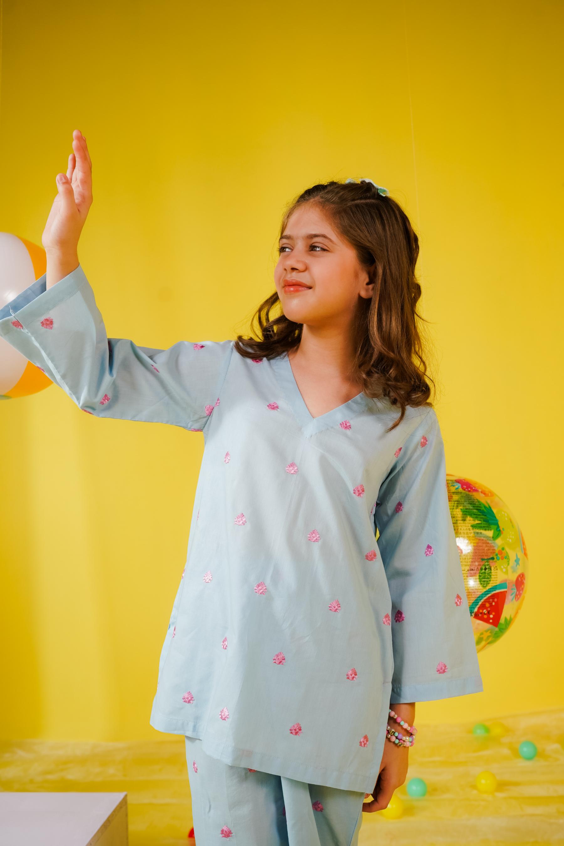 KKG-141 - by Maria Faisal - Registered Vendor of : Kastoor Kids - 100% Original Designer Dress.