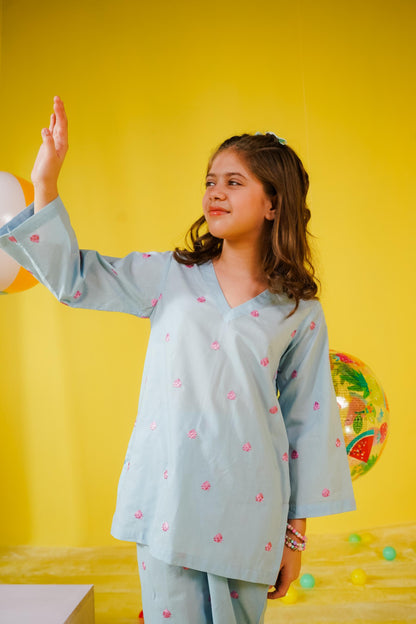KKG-141 - by Maria Faisal - Registered Vendor of : Kastoor Kids - 100% Original Designer Dress.