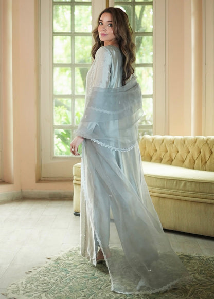 Mahum Asad | The Color Edit | LUMIÈRE - Formal Dress - available at Maria Faisal in UK and USA.