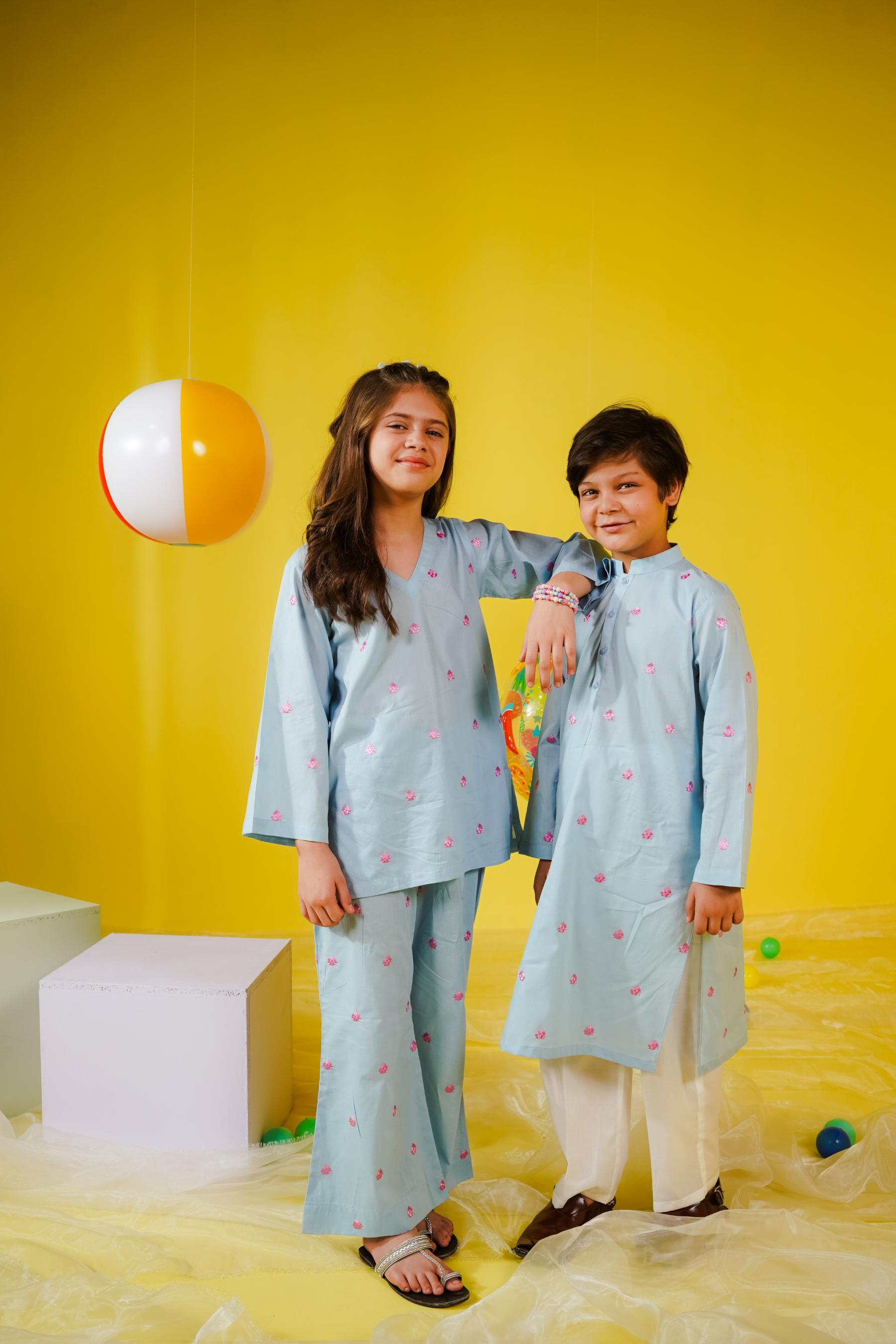 KKG-141 - by Maria Faisal - Registered Vendor of : Kastoor Kids - 100% Original Designer Dress.