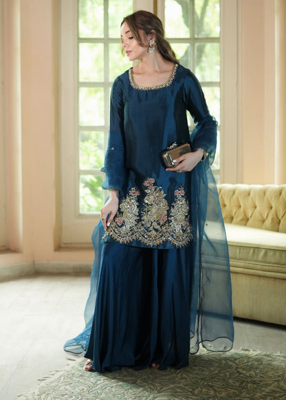 Mahum Asad | The Color Edit | FLORENZA - Formal Dress - available at Maria Faisal in UK and USA.