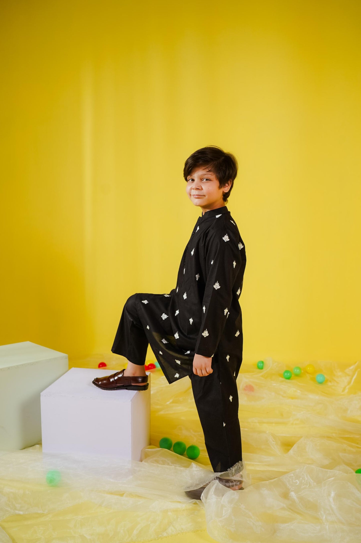 KKB-142 - by Maria Faisal - Registered Vendor of : Kastoor Kids - 100% Original Designer Dress.