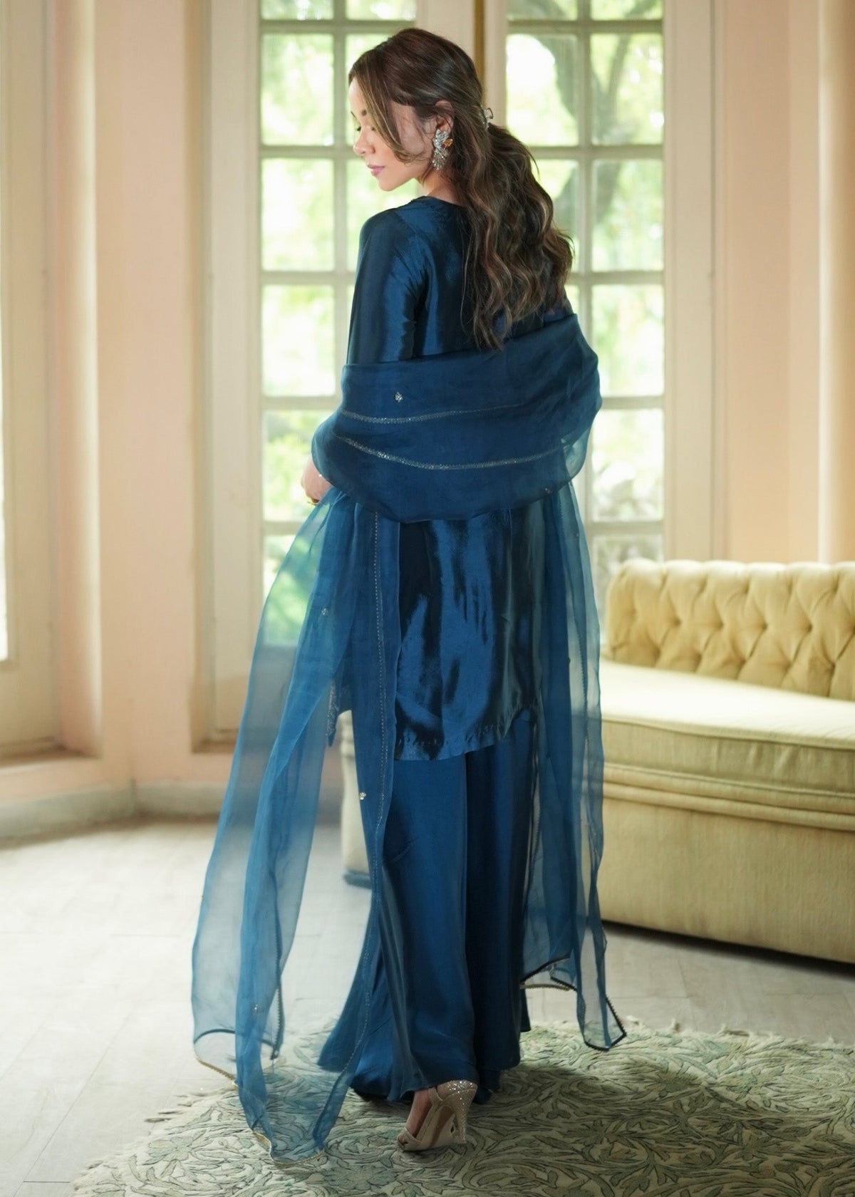 Mahum Asad | The Color Edit | FLORENZA - Formal Dress - available at Maria Faisal in UK and USA.