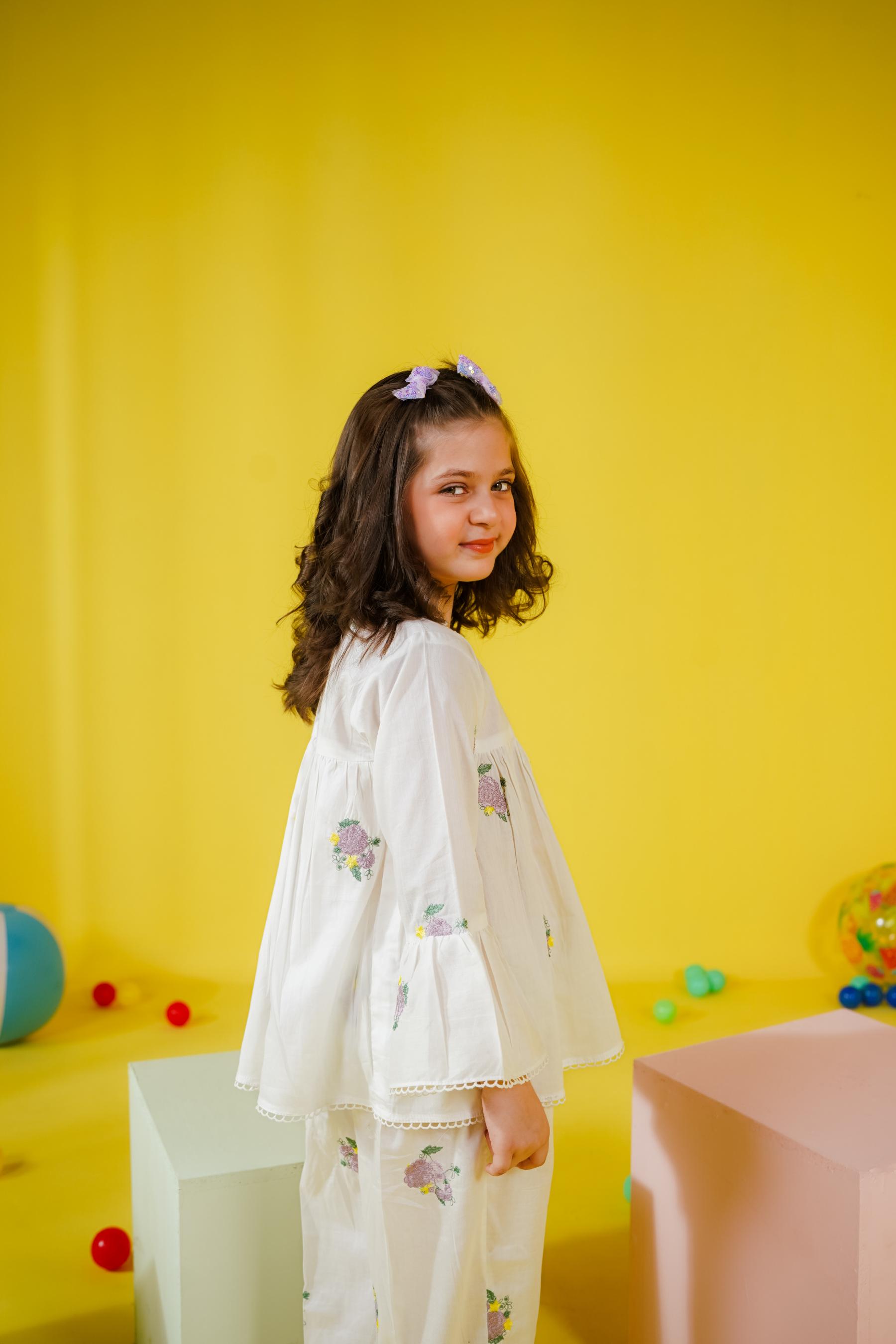 KKG-148 - by Maria Faisal - Registered Vendor of : Kastoor Kids - 100% Original Designer Dress.