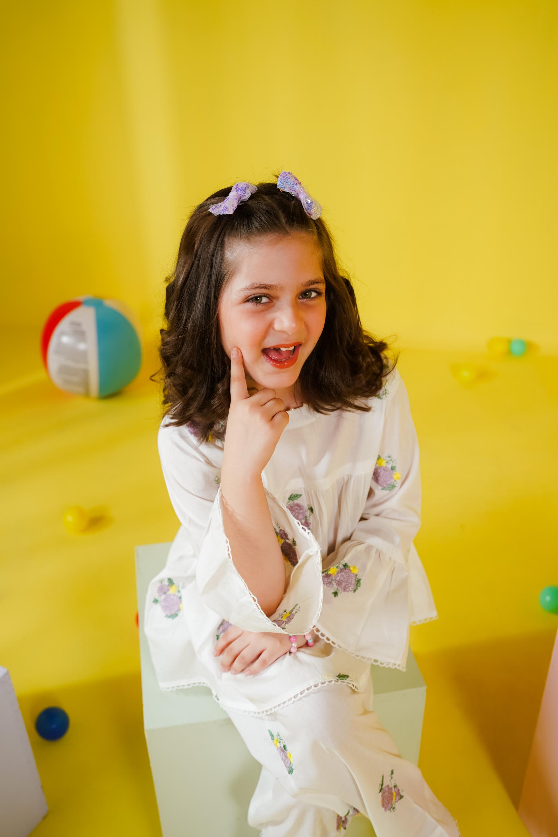 KKG-148 - by Maria Faisal - Registered Vendor of : Kastoor Kids - 100% Original Designer Dress.