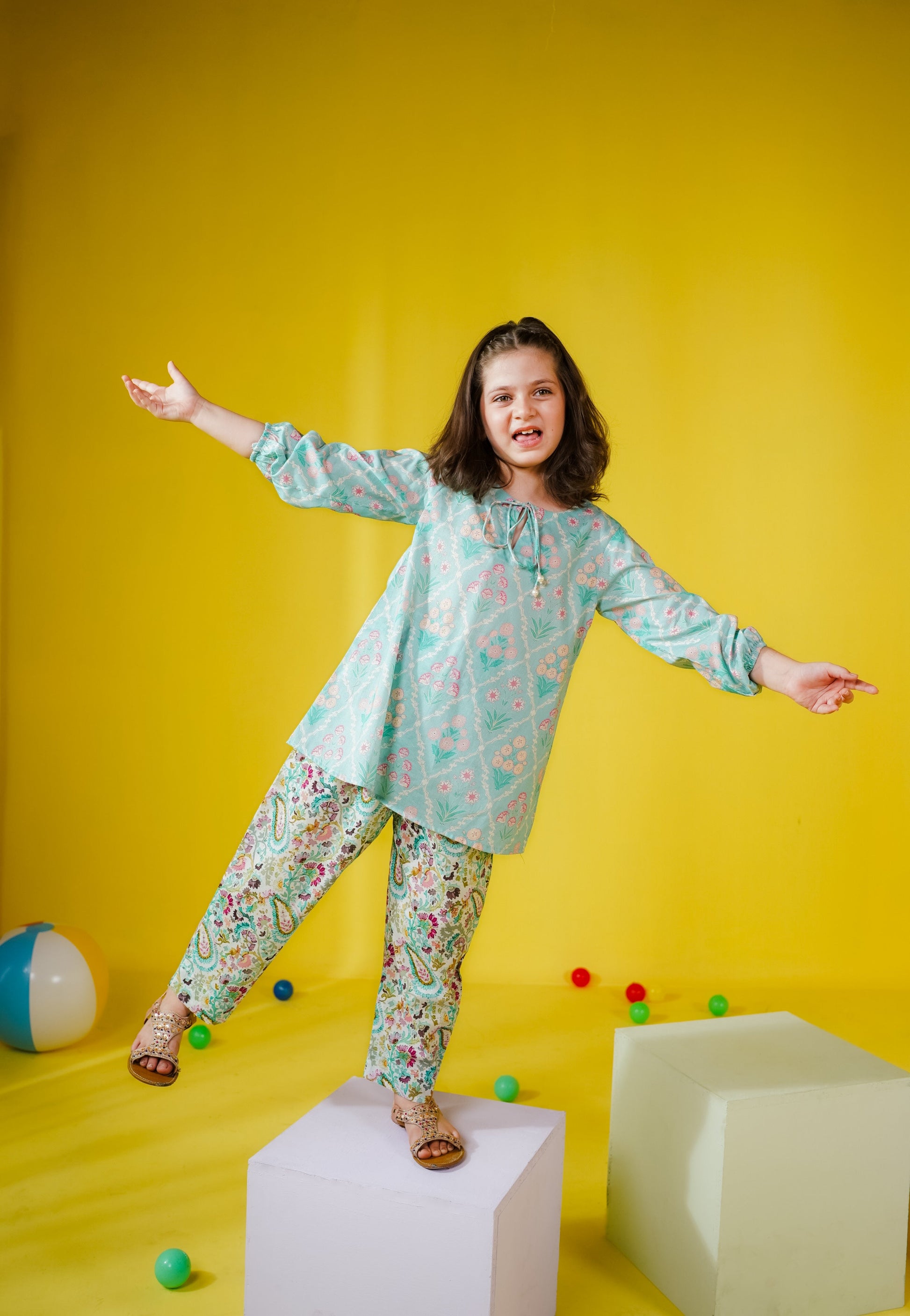 KKG-155 - by Maria Faisal - Registered Vendor of : Kastoor Kids - 100% Original Designer Dress.