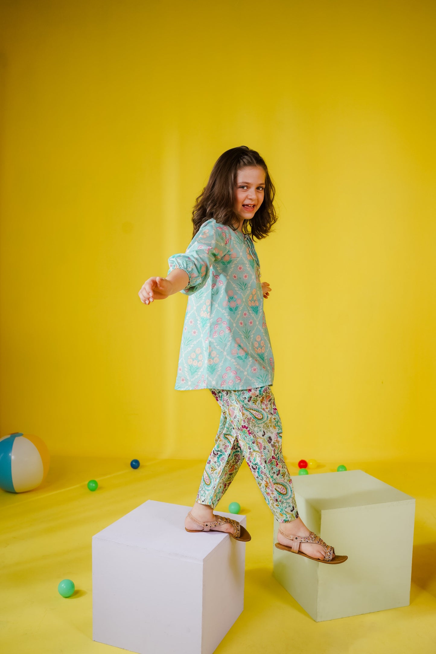 KKG-155 - by Maria Faisal - Registered Vendor of : Kastoor Kids - 100% Original Designer Dress.