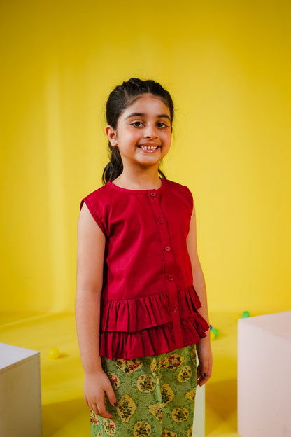KKG-158 - by Maria Faisal - Registered Vendor of : Kastoor Kids - 100% Original Designer Dress.