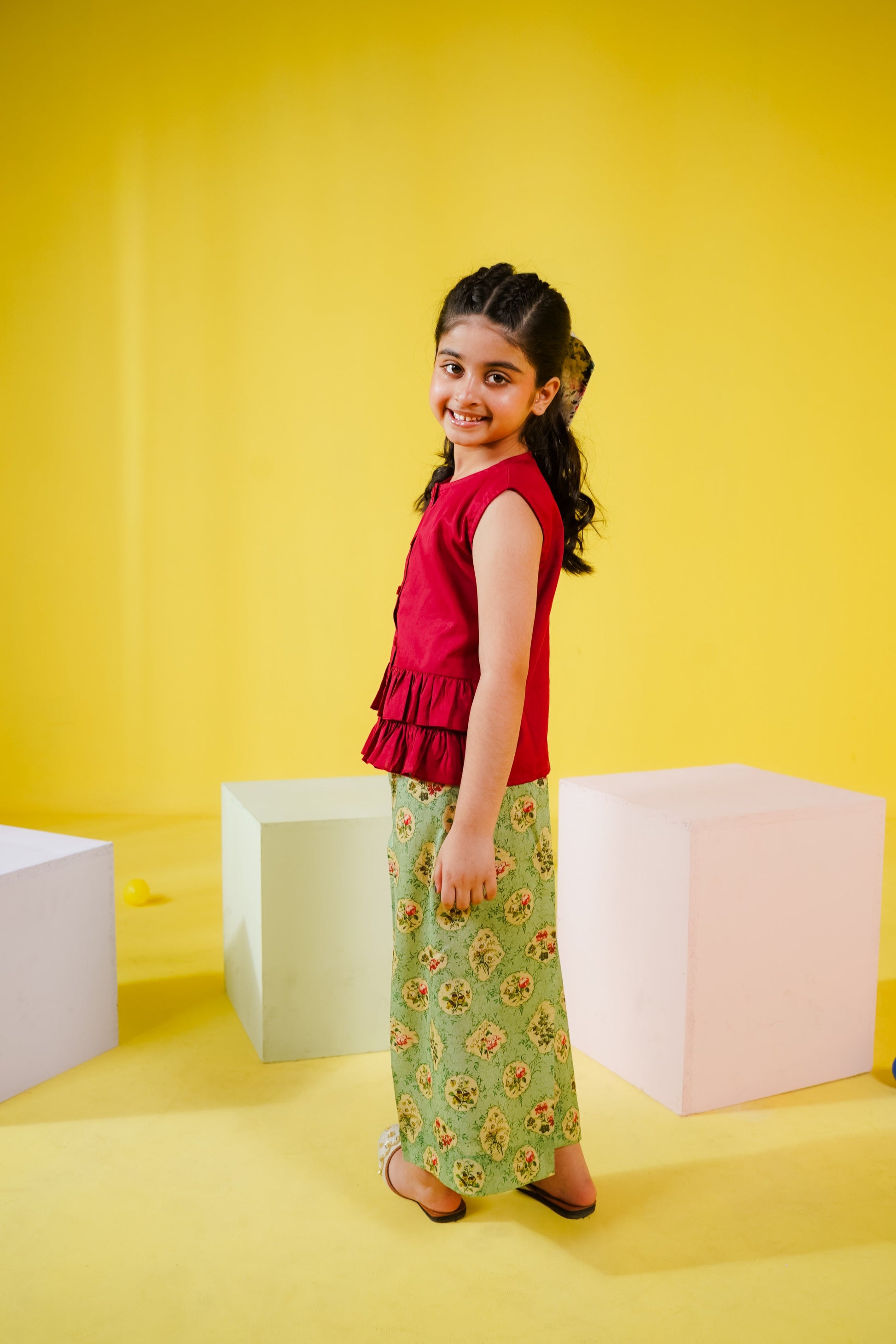 KKG-158 - by Maria Faisal - Registered Vendor of : Kastoor Kids - 100% Original Designer Dress.