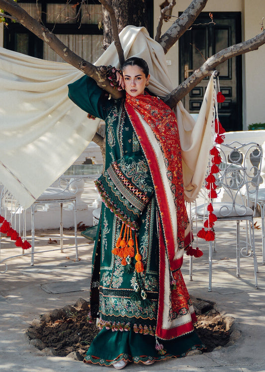 Hussain Rehar | Winter Shawl 24 | Masarrah - Ladies Clothes - Maria Faisal