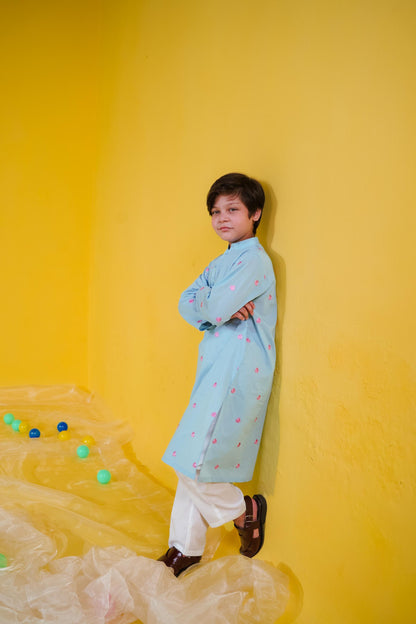 KKB-141 - by Maria Faisal - Registered Vendor of : Kastoor Kids - 100% Original Designer Dress.