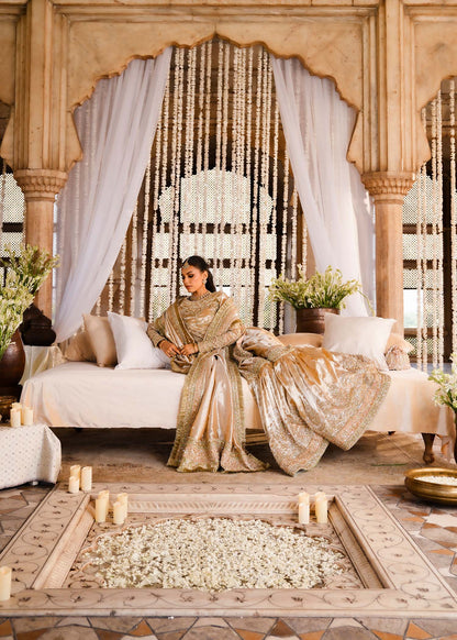 Kanwal Malik | Sajni Wedding Festive | RESHAM - Wedding Dress - available at Maria Faisal in UK and USA.