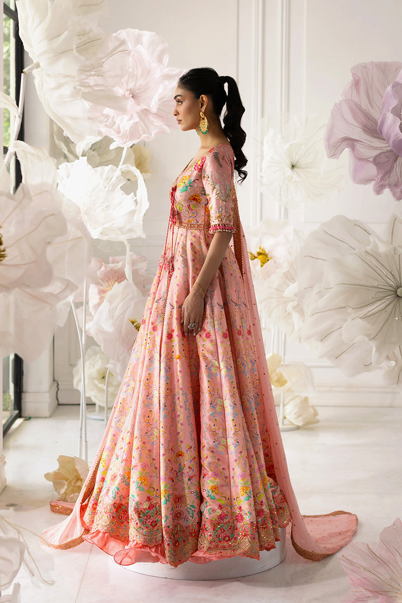 Mina Hassan | Festive Dholki 25 | Maaya - Wedding Dress - available at Maria Faisal in UK and USA.