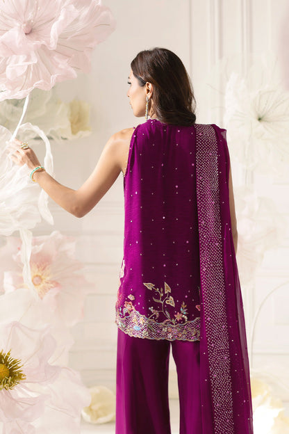 Mina Hassan | Festive Dholki 25 | Fariha - Wedding Dress - available at Maria Faisal in UK and USA.