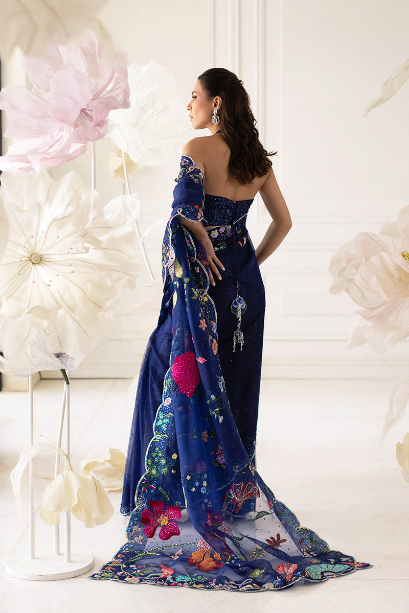 Mina Hassan | Festive Dholki 25 | Syra - Wedding Dress - available at Maria Faisal in UK and USA.