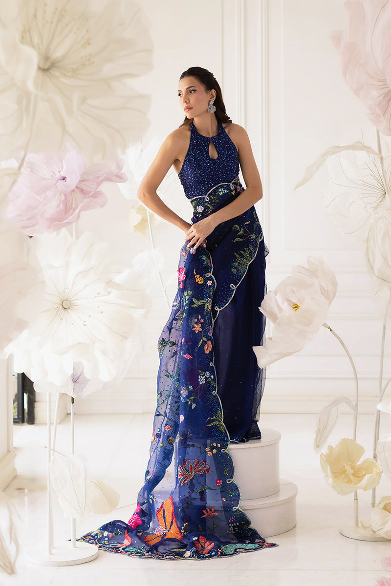 Mina Hassan | Festive Dholki 25 | Syra - Wedding Dress - available at Maria Faisal in UK and USA.