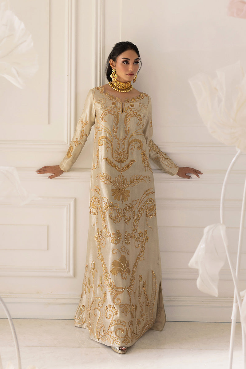 Mina Hassan | Festive Dholki 25 | Aina - Wedding Dress - available at Maria Faisal in UK and USA.