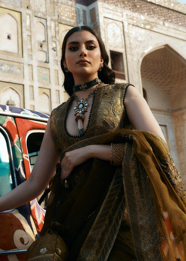 Laj | Hath Kahani Luxury Formals 24 | ALANI - Designer Dress with Intricate embroidery and embellishments. Shop elegent wedding dress at Maria Faisal.