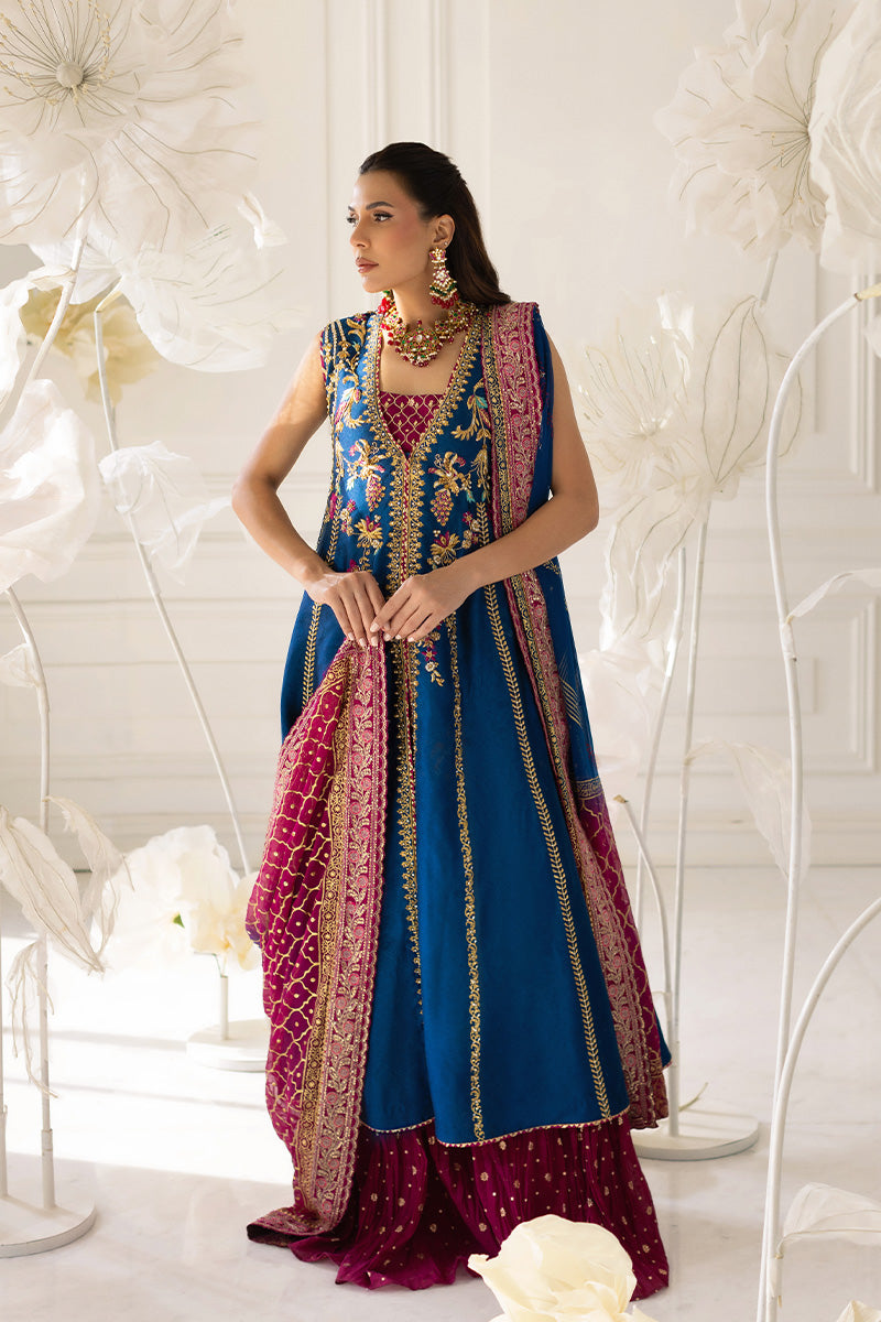 Mina Hassan | Festive Dholki 25 | Aneek - Wedding Dress - available at Maria Faisal in UK and USA.