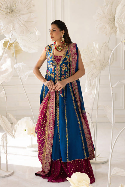 Mina Hassan | Festive Dholki 25 | Aneek - Wedding Dress - available at Maria Faisal in UK and USA.