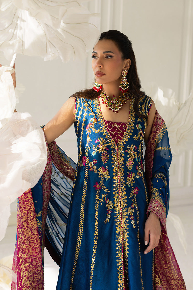 Mina Hassan | Festive Dholki 25 | Aneek - Wedding Dress - available at Maria Faisal in UK and USA.