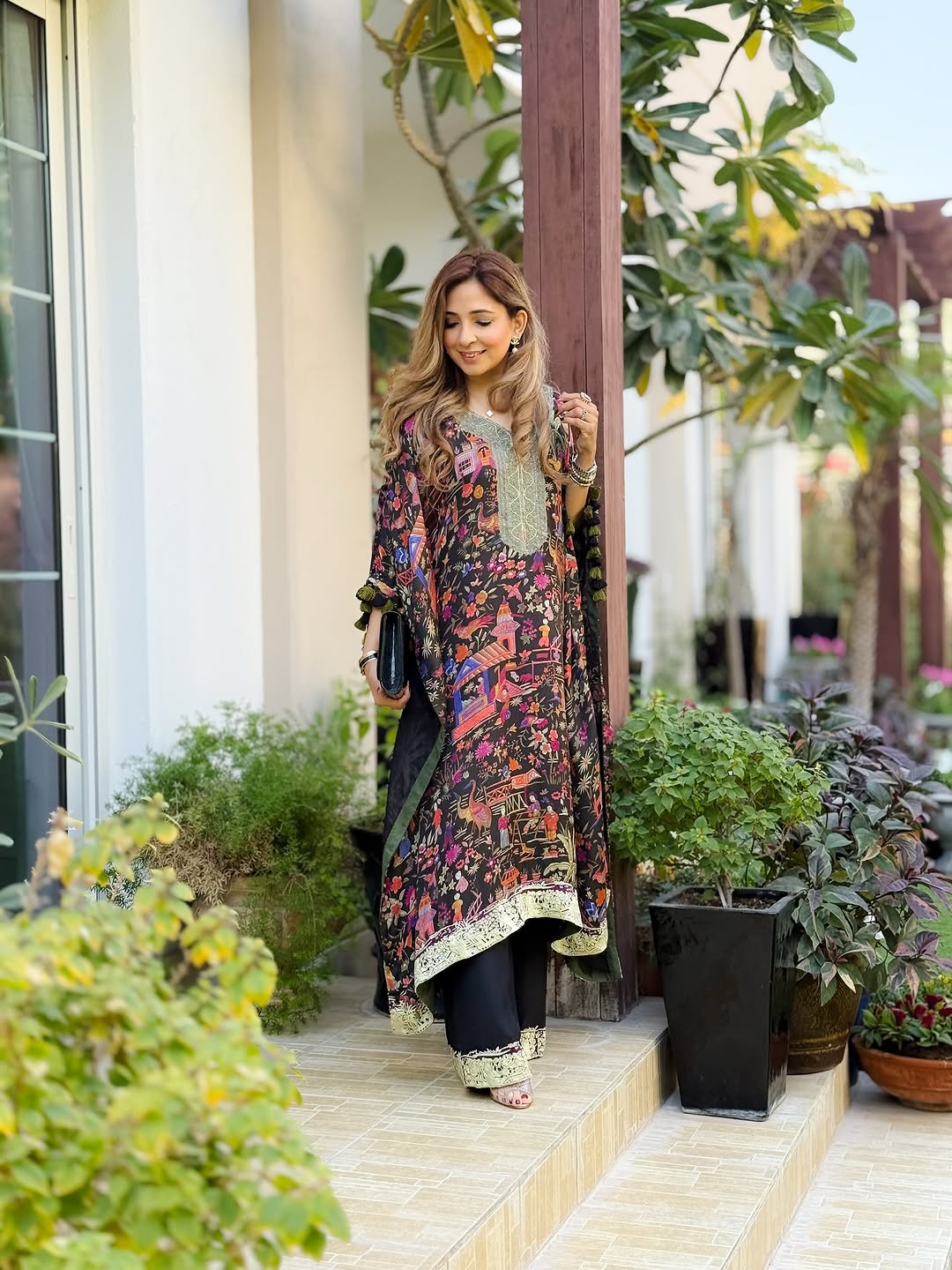 Layla Chatoor | Pret A Porter | LC-43 - Luxury Dress - available at Maria Faisal in UK and USA.
