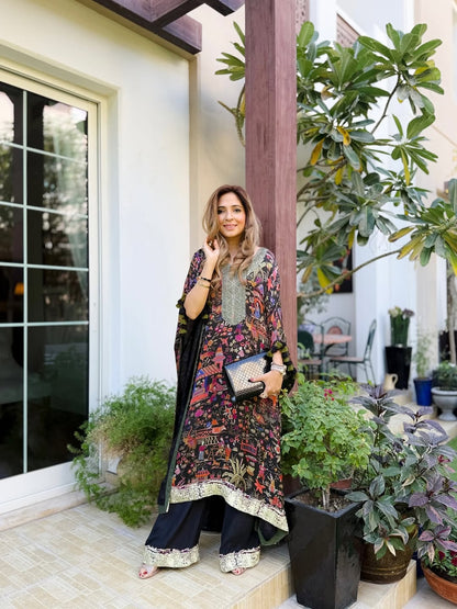Layla Chatoor | Pret A Porter | LC-43 - Luxury Dress - available at Maria Faisal in UK and USA.