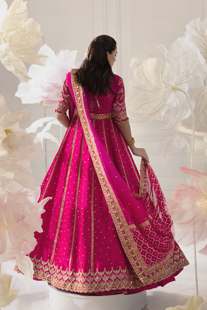 Mina Hassan | Festive Dholki 25 | Shahbano - Wedding Dress - available at Maria Faisal in UK and USA.