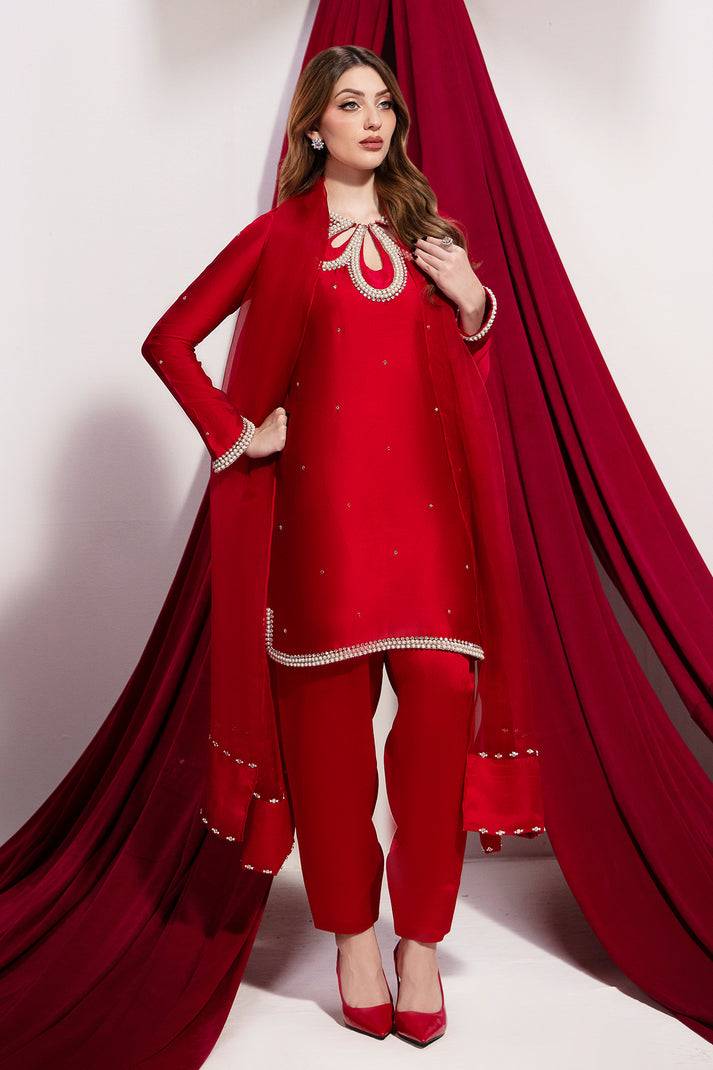 Raja Salahuddin | House of Mina | Crimson by Maria Faisal - Registered Vendor of : Raja Salahuddin - type : Ladies Clothes - 100% original wedding dresses