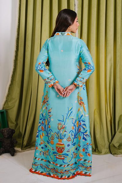Mina Hassan | Signature Luxe 25 | Amalfi Treat Kaftan - RTS - Formal Dress - available at Maria Faisal in UK and USA.