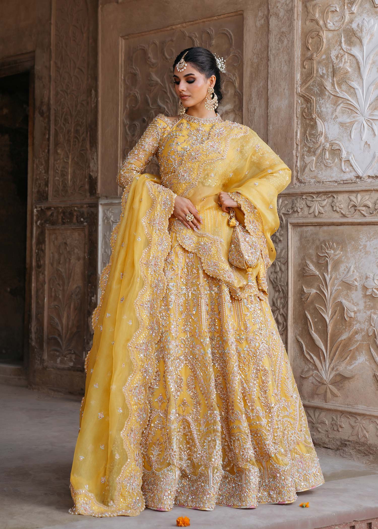 Kanwal Malik | Sajni Wedding Festive | KHIRAD - Wedding Dress - available at Maria Faisal in UK and USA.