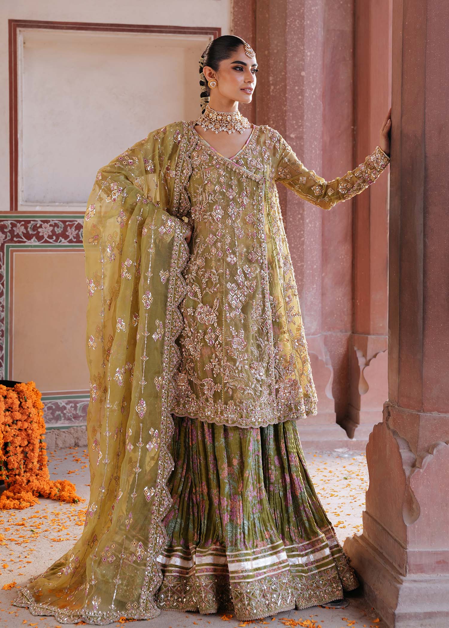 Kanwal Malik | Sajni Wedding Festive | AMAL - Wedding Dress - available at Maria Faisal in UK and USA.