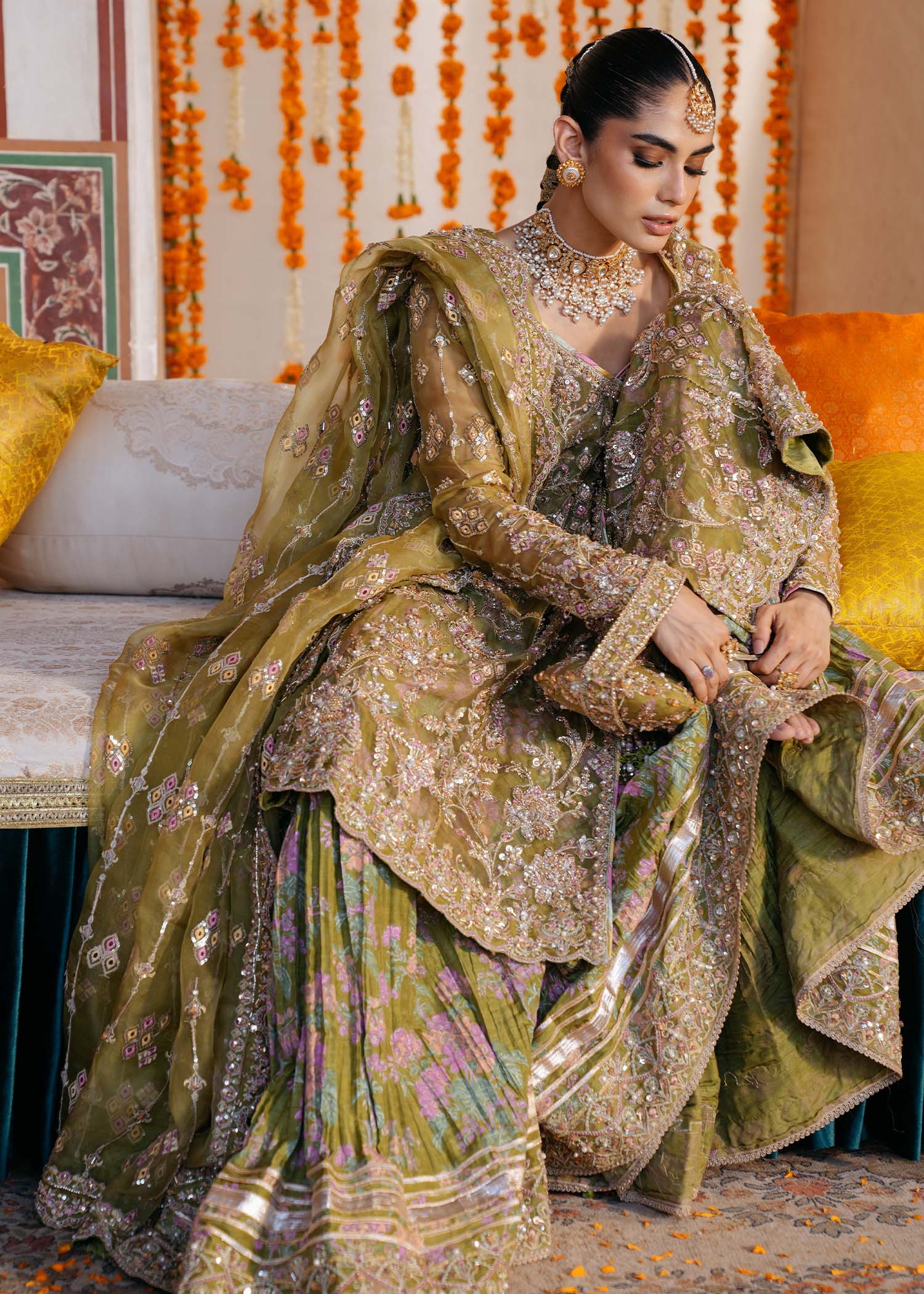 Kanwal Malik | Sajni Wedding Festive | AMAL - Wedding Dress - available at Maria Faisal in UK and USA.