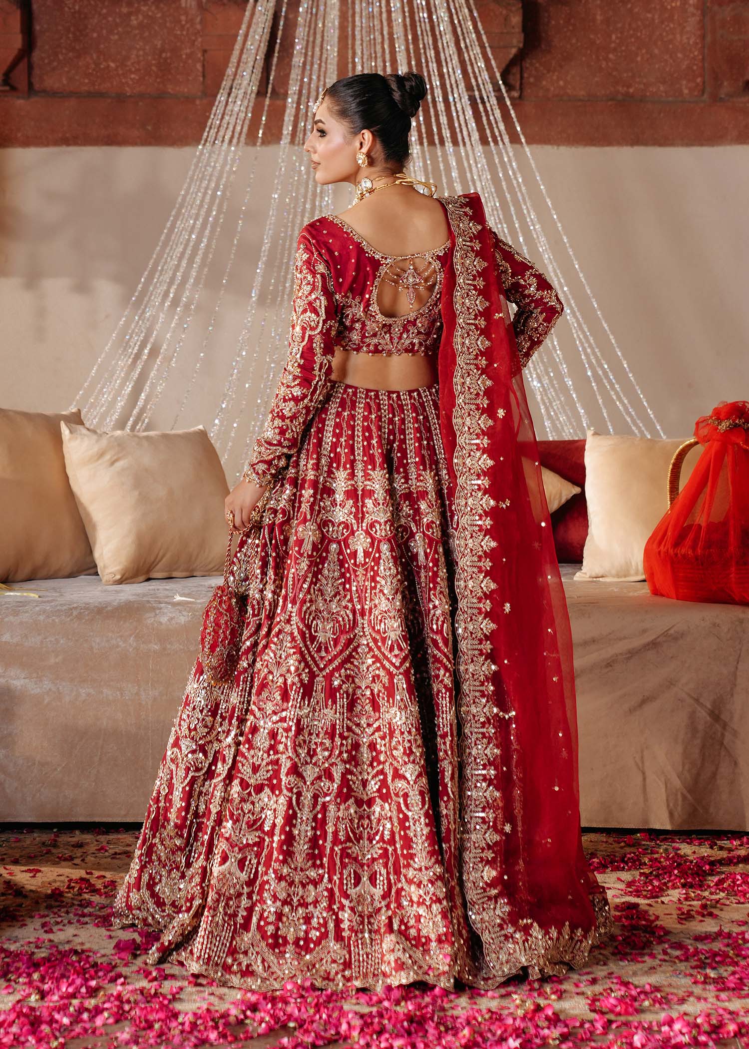 Kanwal Malik | Sajni Wedding Festive | KRISHAM - Wedding Dress - available at Maria Faisal in UK and USA.
