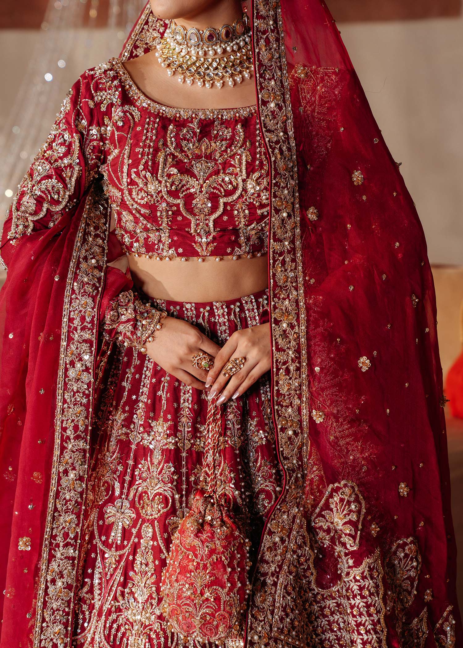 Kanwal Malik | Sajni Wedding Festive | KRISHAM - Wedding Dress - available at Maria Faisal in UK and USA.