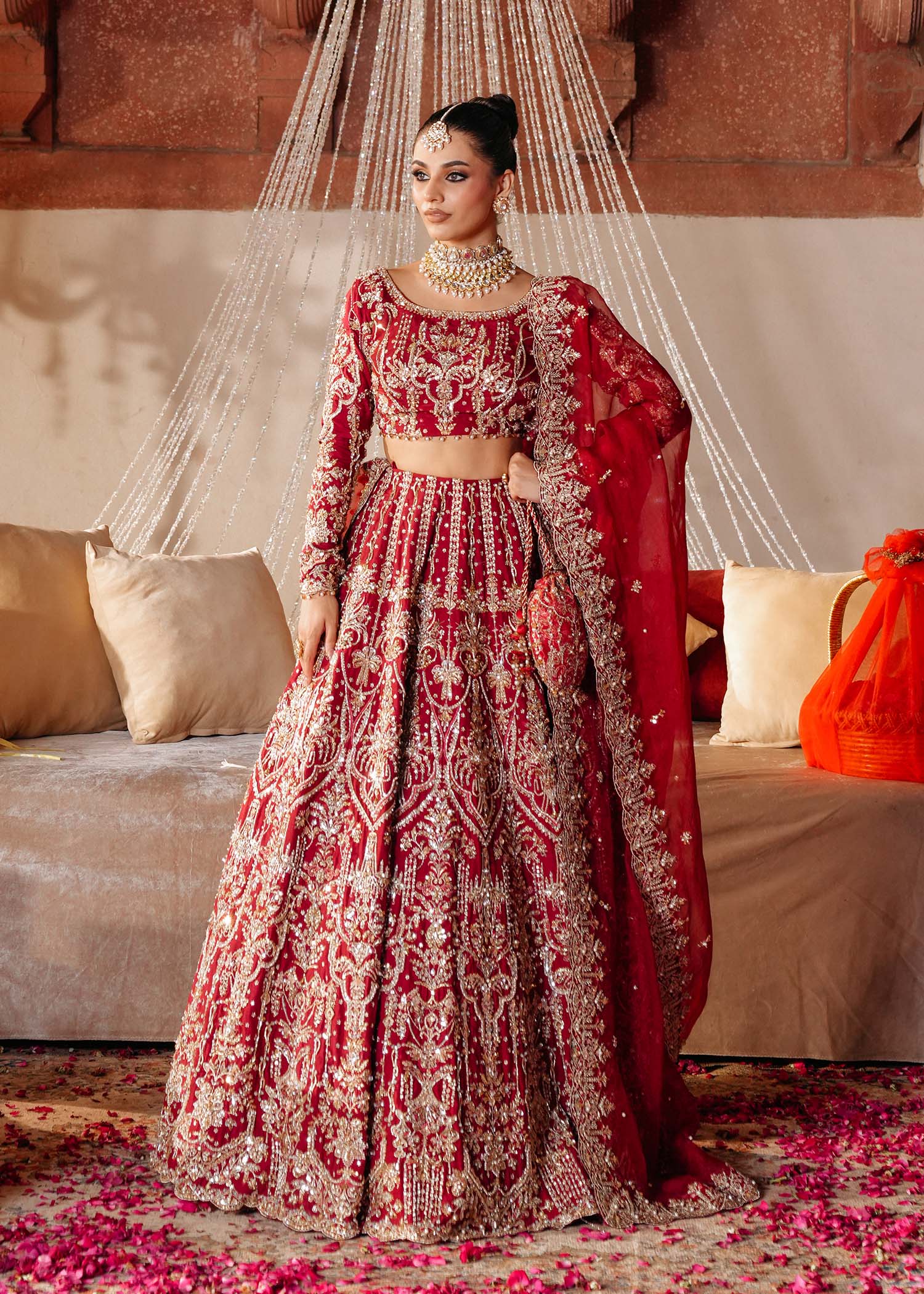 Kanwal Malik | Sajni Wedding Festive | KRISHAM - Wedding Dress - available at Maria Faisal in UK and USA.