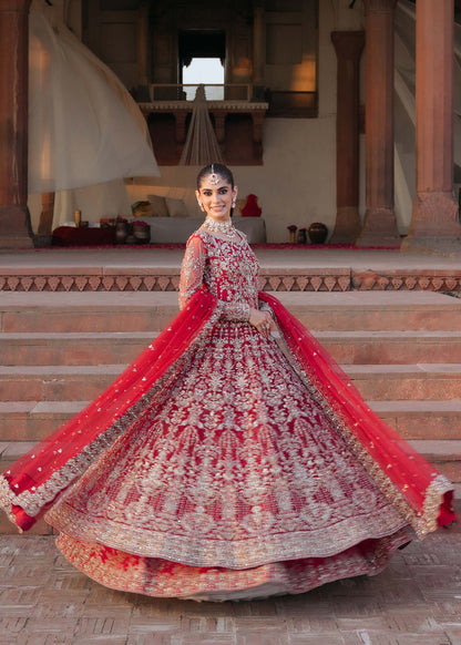 Kanwal Malik | Sajni Wedding Festive | ARMAL - Wedding Dress - available at Maria Faisal in UK and USA.